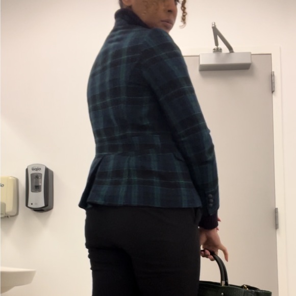 Talbots window pane wool blazer - Picture 4 of 4